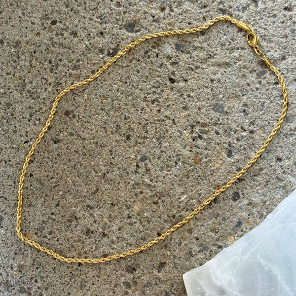 GOLD 2MM TWISTED chain