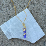 WISE DRAGON PURPLE JADE necklace