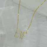 GOLD LOVE necklace