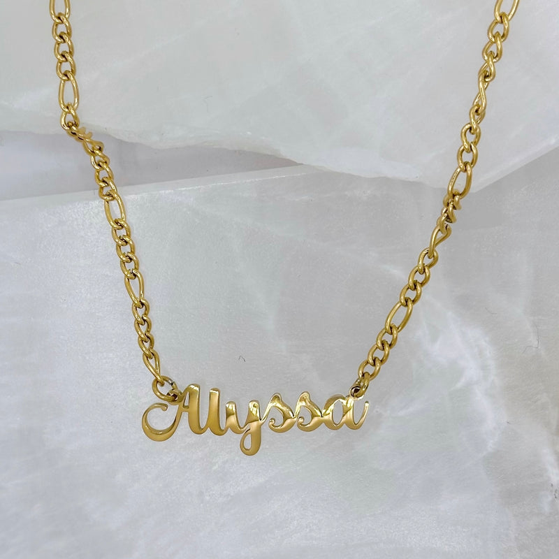 CUSTOM CLASSIC BOLD SCRIPT necklace