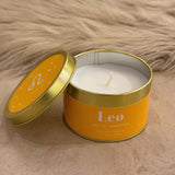 LEO ZODIAC SCENTED candle