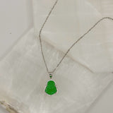 GREEN BUDDHA SUPER MINI necklace
