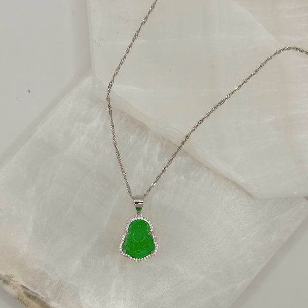 GREEN BUDDHA SUPER MINI necklace