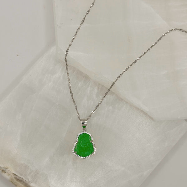 GREEN BUDDHA SUPER MINI necklace