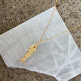 GOLD FISH necklace