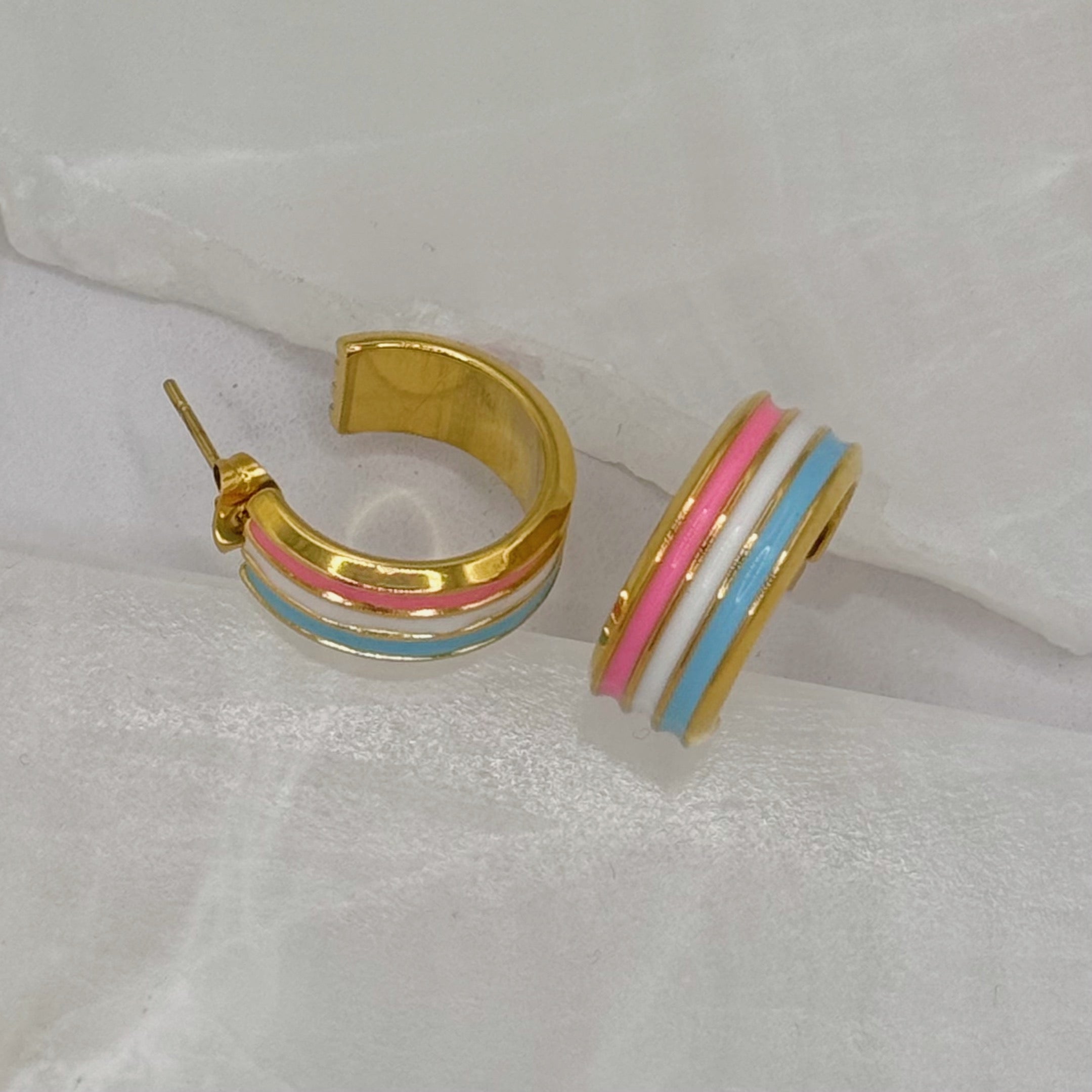 PASTEL HOOP earrings