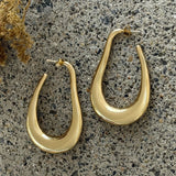 LIQUID GOLD HOOP earrings