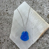 BLUE BUDDHA III STEEL MINI necklace