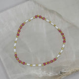 PEARL PINK BEADED bracelet
