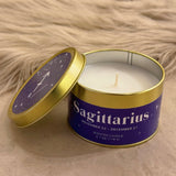 SAGITTARIUS ZODIAC SCENTED candle