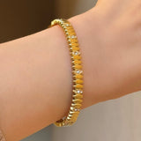 GOLD SIMAZA CRYSTAL bangle