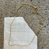 GOLD WATER WAVE chain