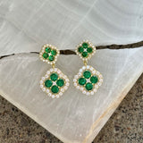 EMERALD LUCKY LUXE earrings