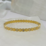 GOLD EMMA CRYSTAL bangle