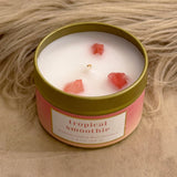 TROPICAL SMOOTHIE SCENTED CRYSTAL candle