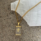 LOVE WHITE JADE necklace