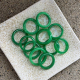 5MM GREEN JADE ring