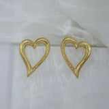 GOLDEN DREAMY HEART earrings