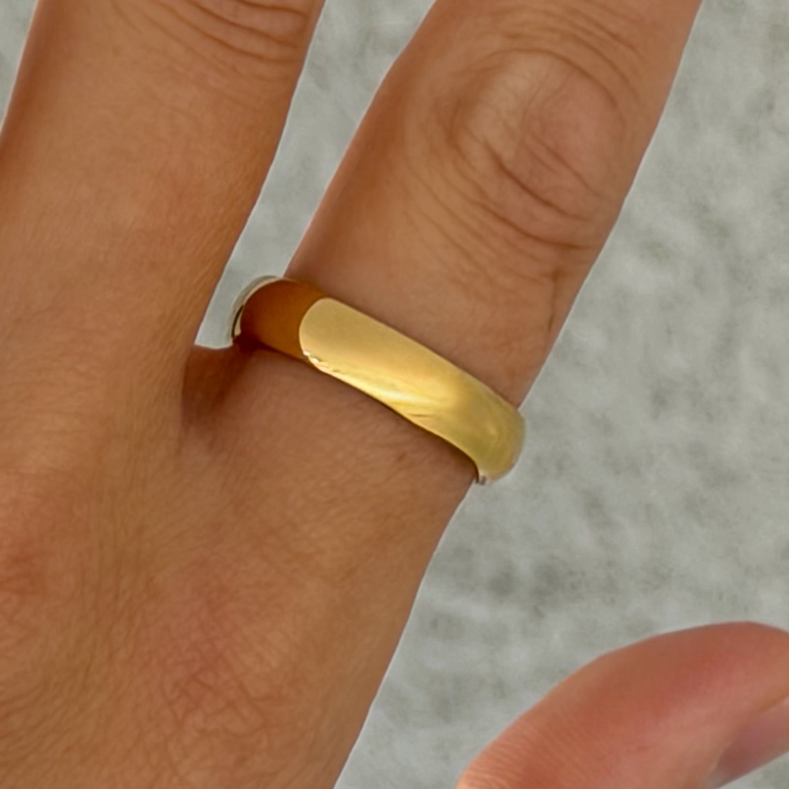 5MM GOLD BAND ring