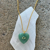 HEART AVENTURINE necklace