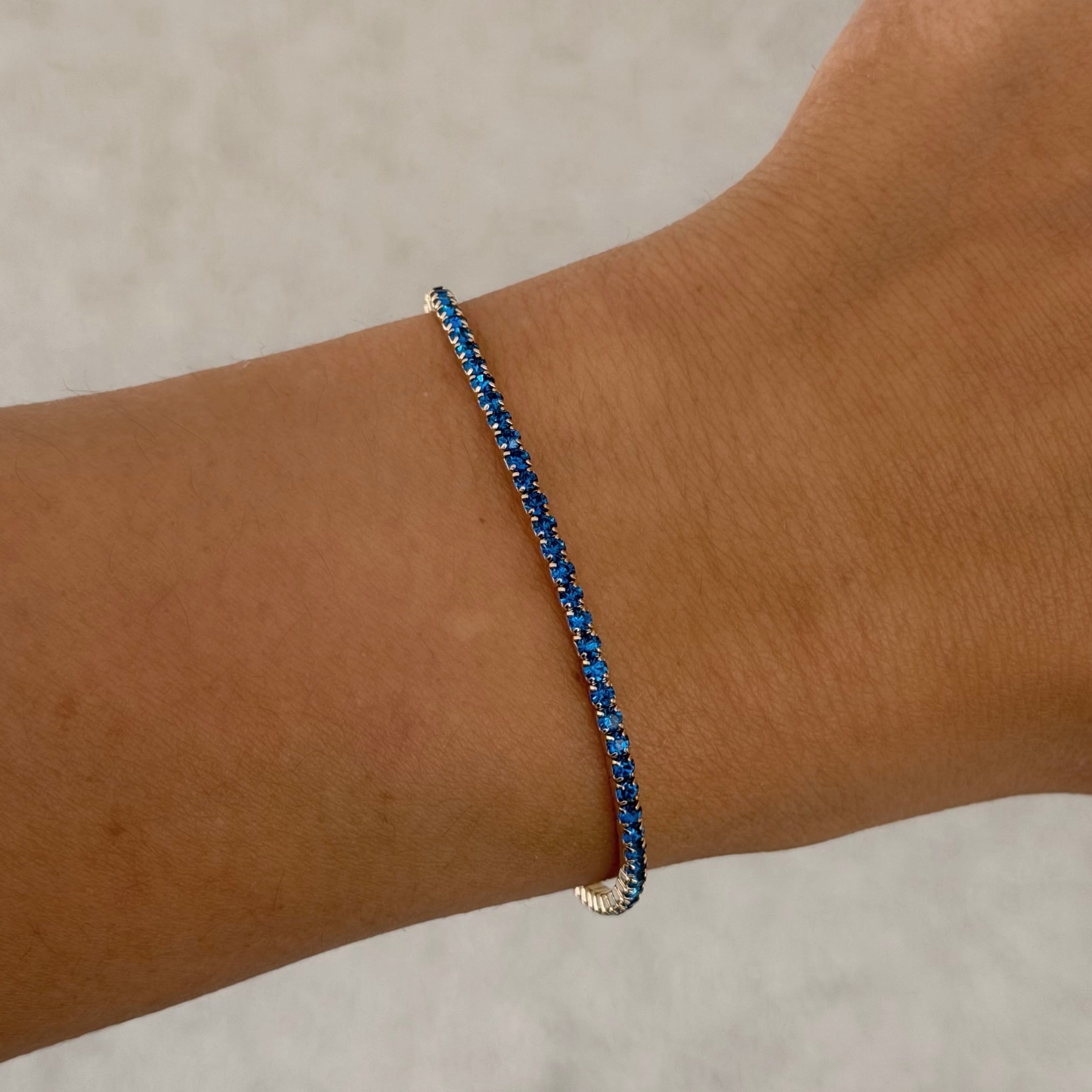 DEEP SEA BLUE CRYSTAL bracelet
