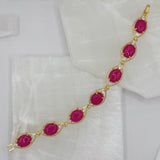 AYLIN FUCHSIA JADE bracelet