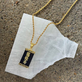 BLESSING BLACK JADE necklace