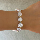 PEARLED MINI SEASHELL bracelet
