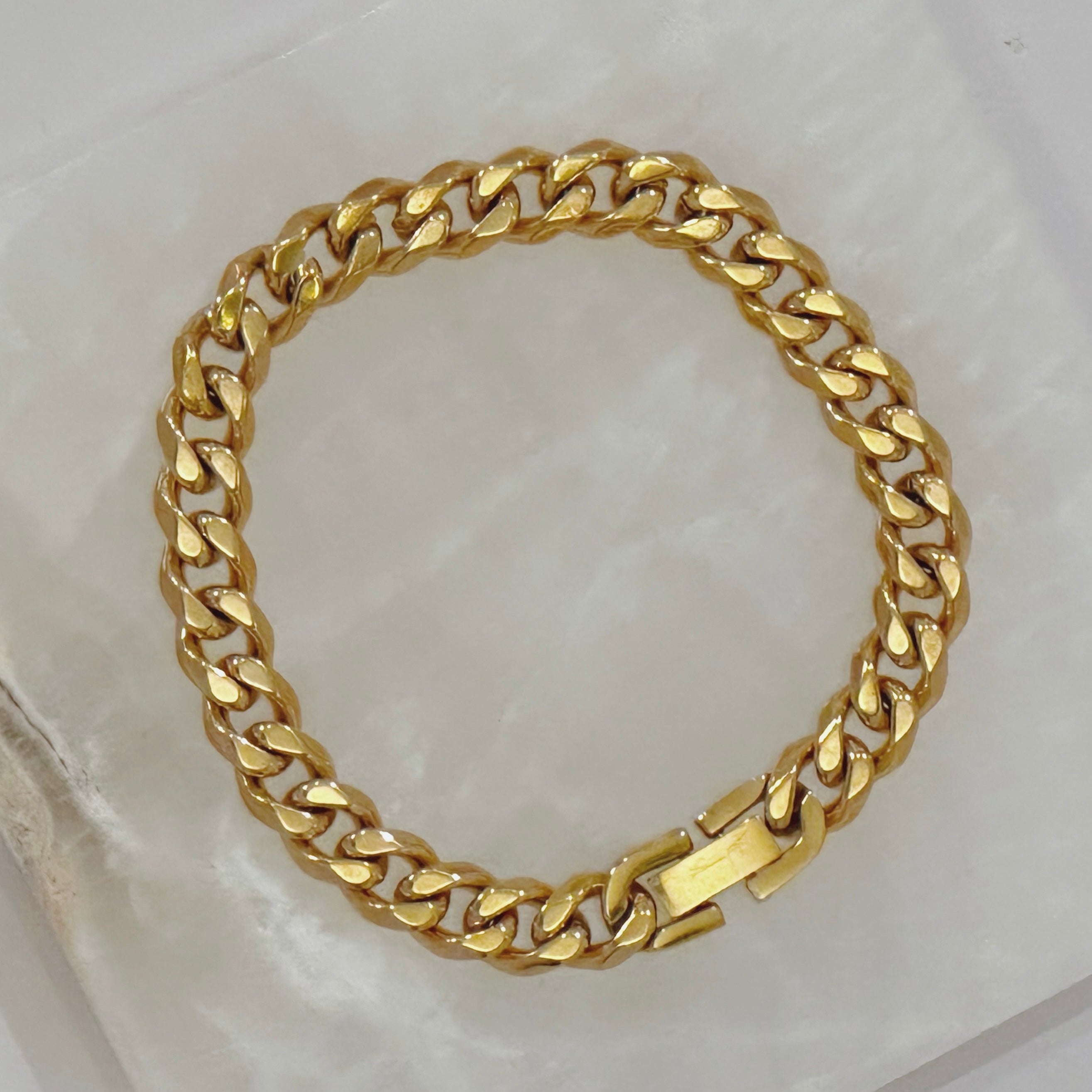 8MM CUBAN STEEL bracelet