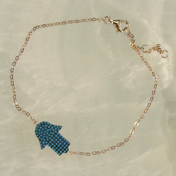 HAMSA TURQUOISE bracelet