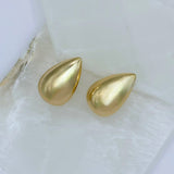 LARGE GOLDEN TEARDROP earring