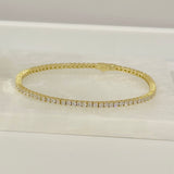 2MM GOLD TENNIS bracelet