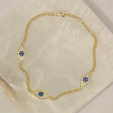 EVIL EYE CUBAN bracelet