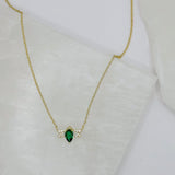 EMERALD BEE necklace