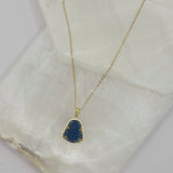 DARK BLUE BUDDHA SUPER MINI necklace