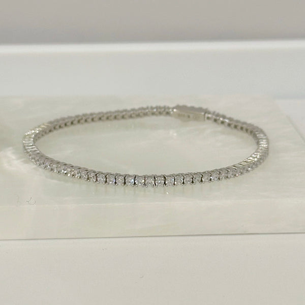 2MM SILVER TENNIS bracelet