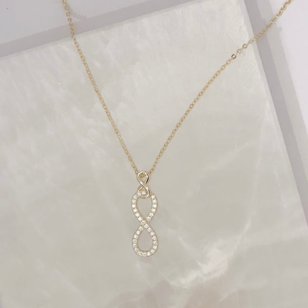 DOUBLE INFINITY necklace