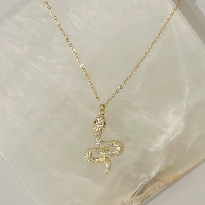 CRYSTAL SNAKE necklace