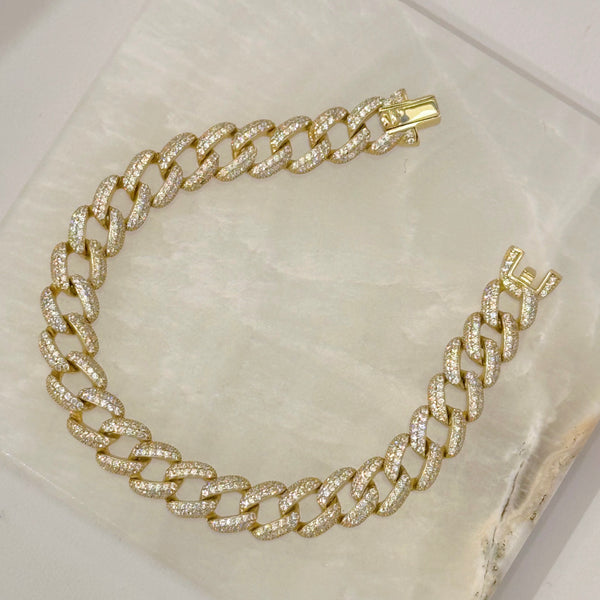 CUBAN CRYSTAL bracelet