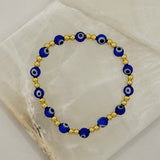 BLUE EVIL EYE BEADED bracelet
