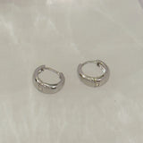 12MM TAPERED HOOP earrings