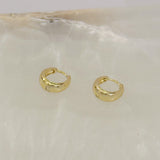 12MM TAPERED HOOP earrings