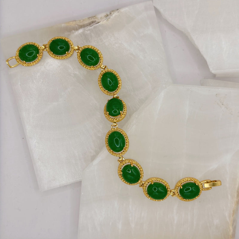 GAURI GREEN JADE bracelet