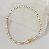 3MM GOLD TENNIS bracelet