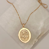 ALLAH LARGE OVAL necklace