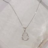 BUDDHA WHITE JADE SUPER MINI necklace