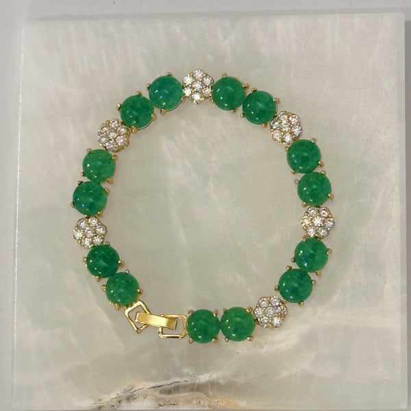 ALLYNA GREEN JADE bracelet