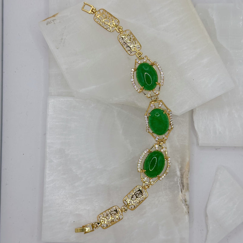 LUANA GREEN JADE bracelet