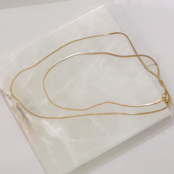 1MM GOLD THIN SIMPLE chain