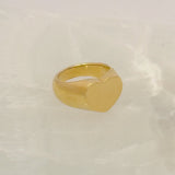 GOLD HEART ring